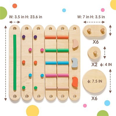 Planche d'équilibre en bois